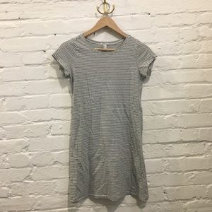 striped T-shirt dress